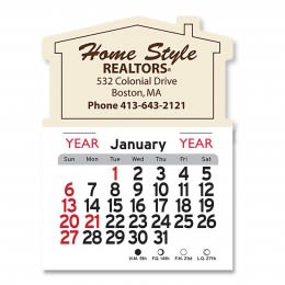 Peel-N-Stick® Calendar - House - Bone